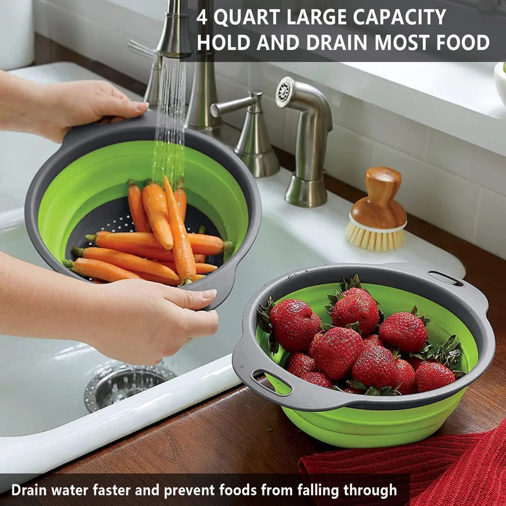 Silicone Folding Drain Basket