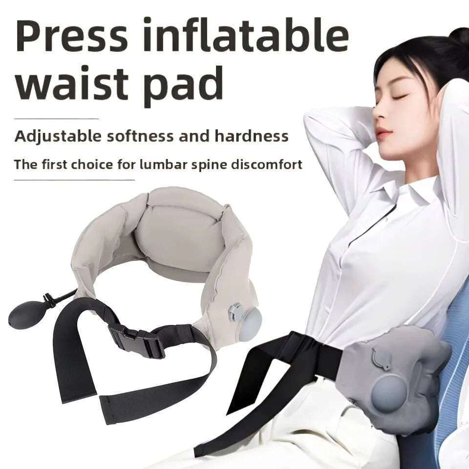 Inflatable Lumbar Support Pillow