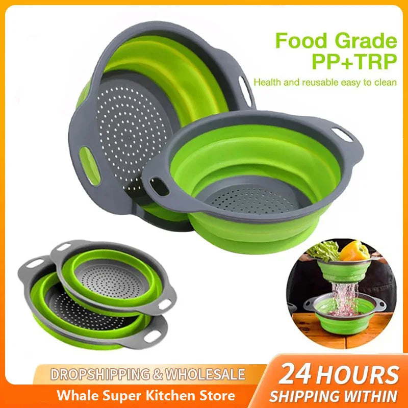 Silicone Folding Drain Basket