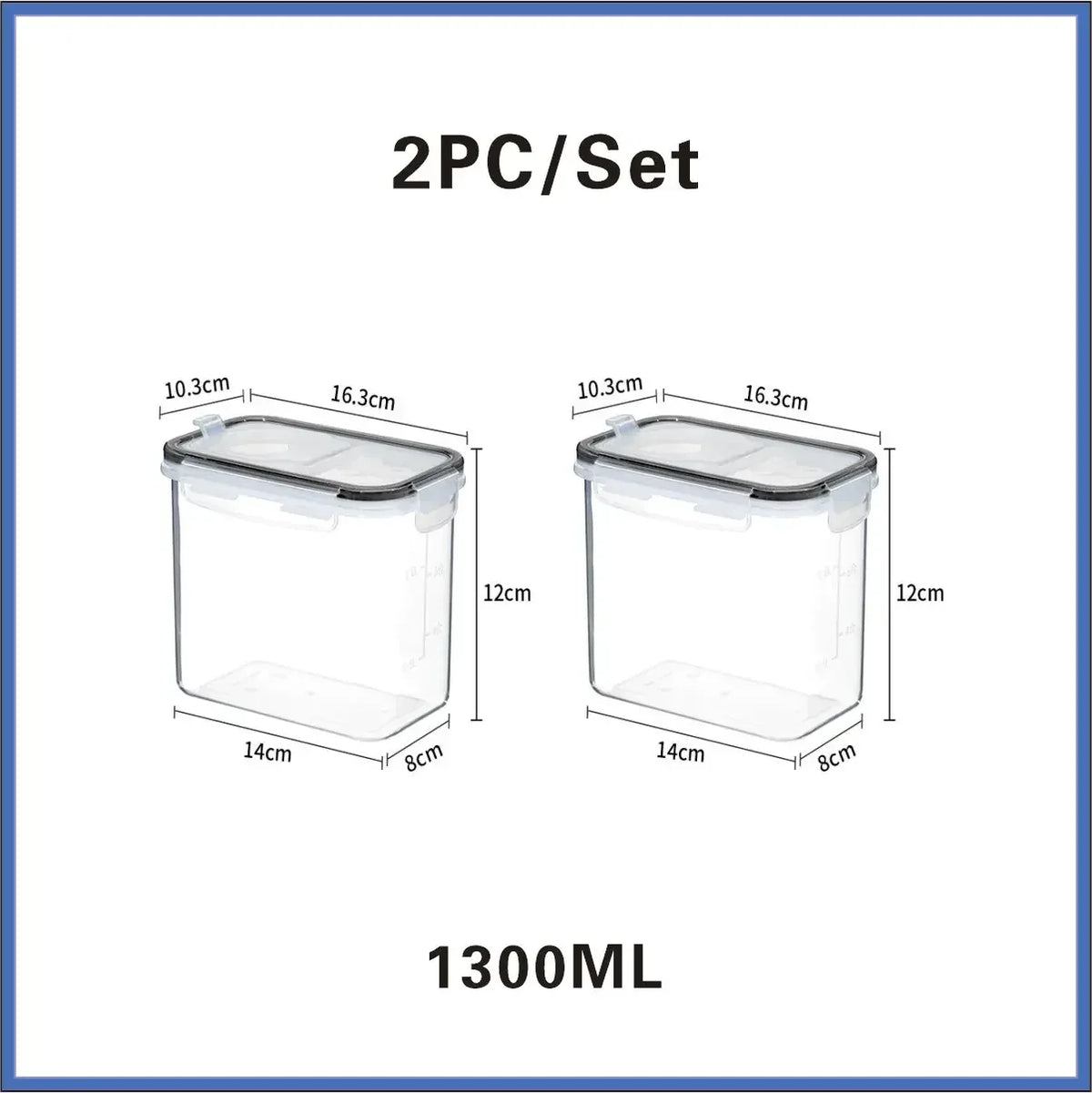 Stackable Food Storage Containers with Lids