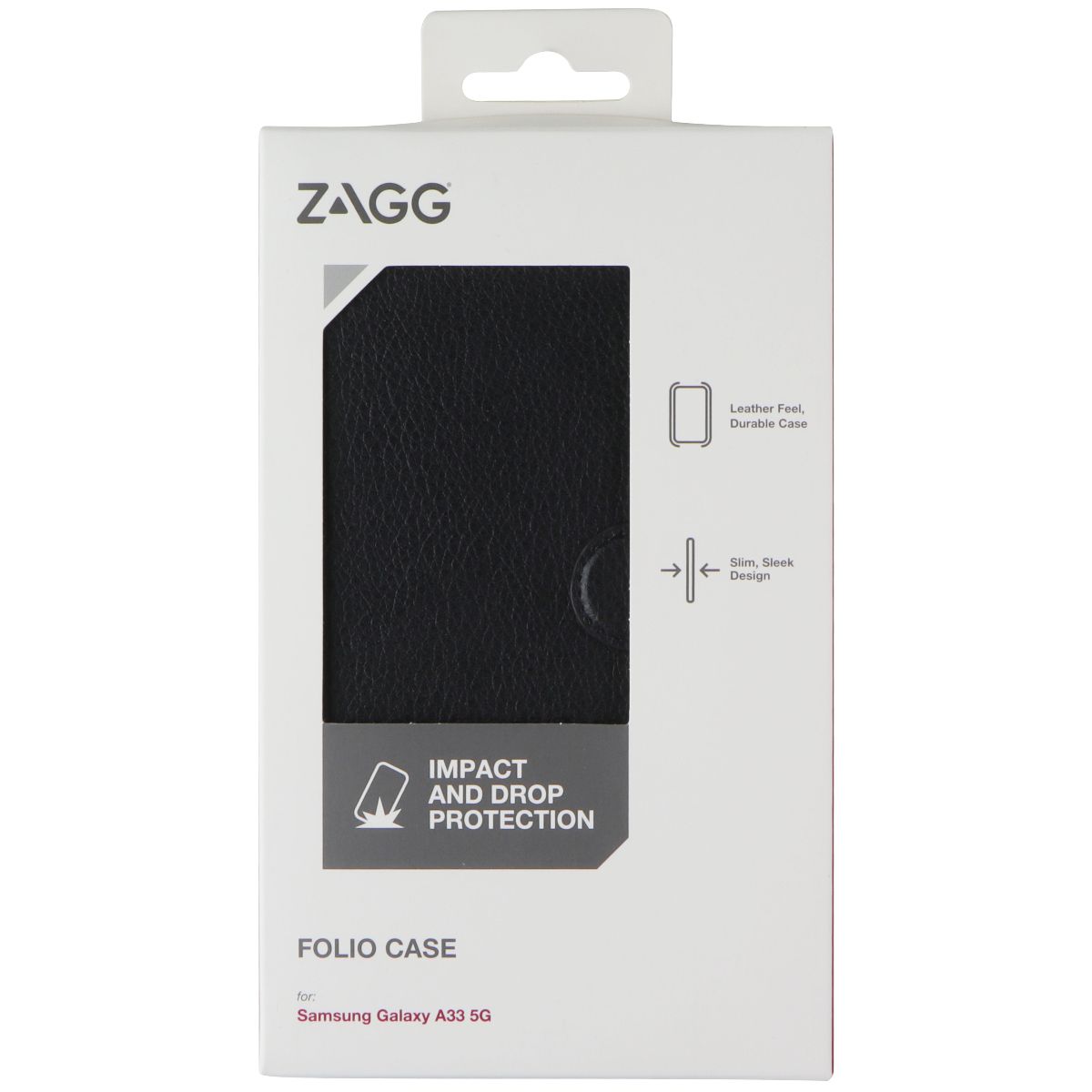 ZAGG Folio Case for Samsung Galaxy A33 5G - Black - New