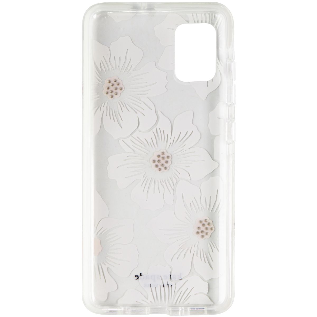 Kate Spade Hardshell Case for Samsung Galaxy A51 (Non 5G) - Clear/White Flowers - New