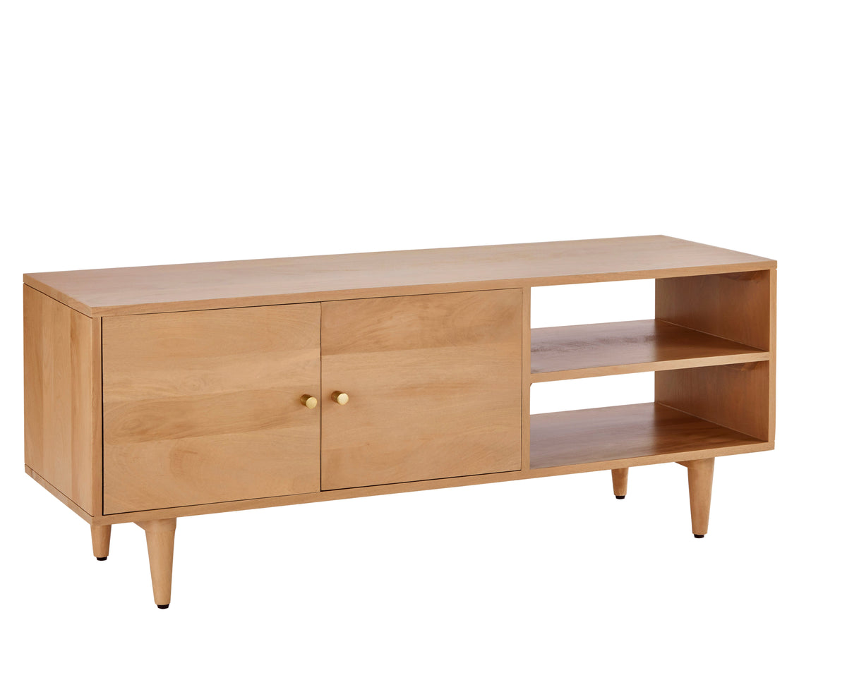 Scandinavian Light Walnut Oslo TV Stand