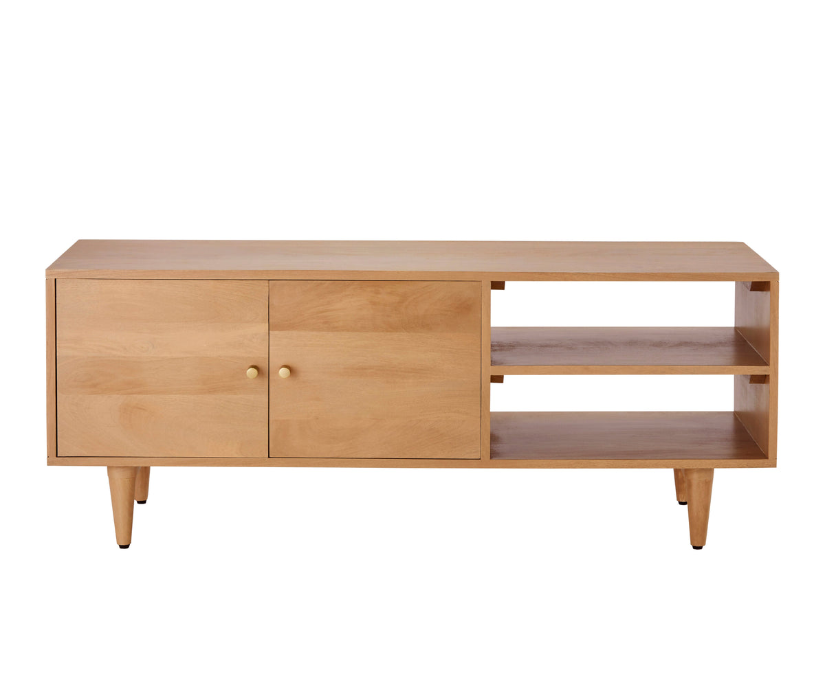 Scandinavian Light Walnut Oslo TV Stand