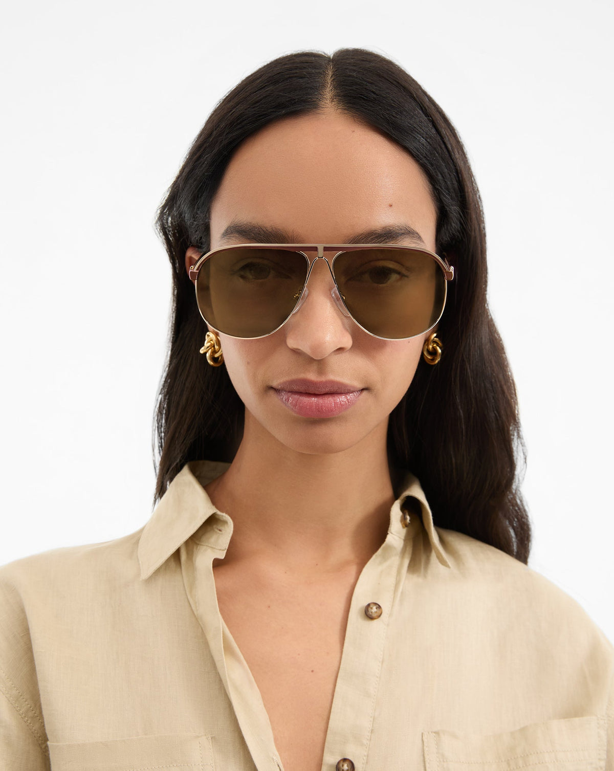 Farrah Aviator Sunglasses
