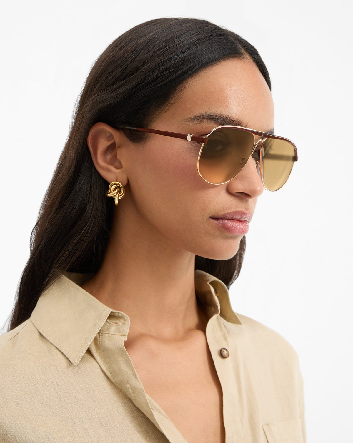 Farrah Aviator Sunglasses