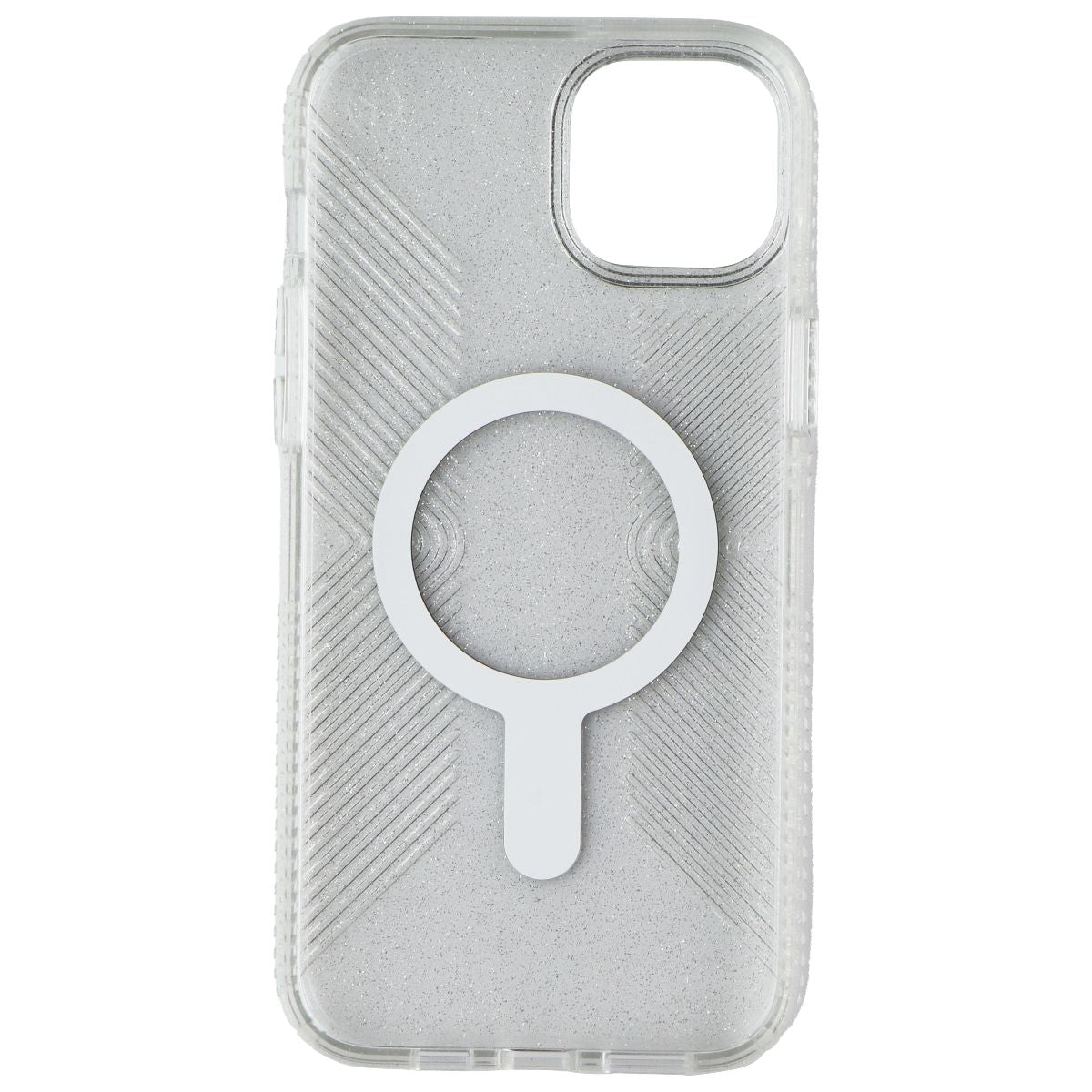 Speck Presidio w/ Click Lock for MagSafe iPhone 15 Plus/14 Plus - Clear/Glitter - New