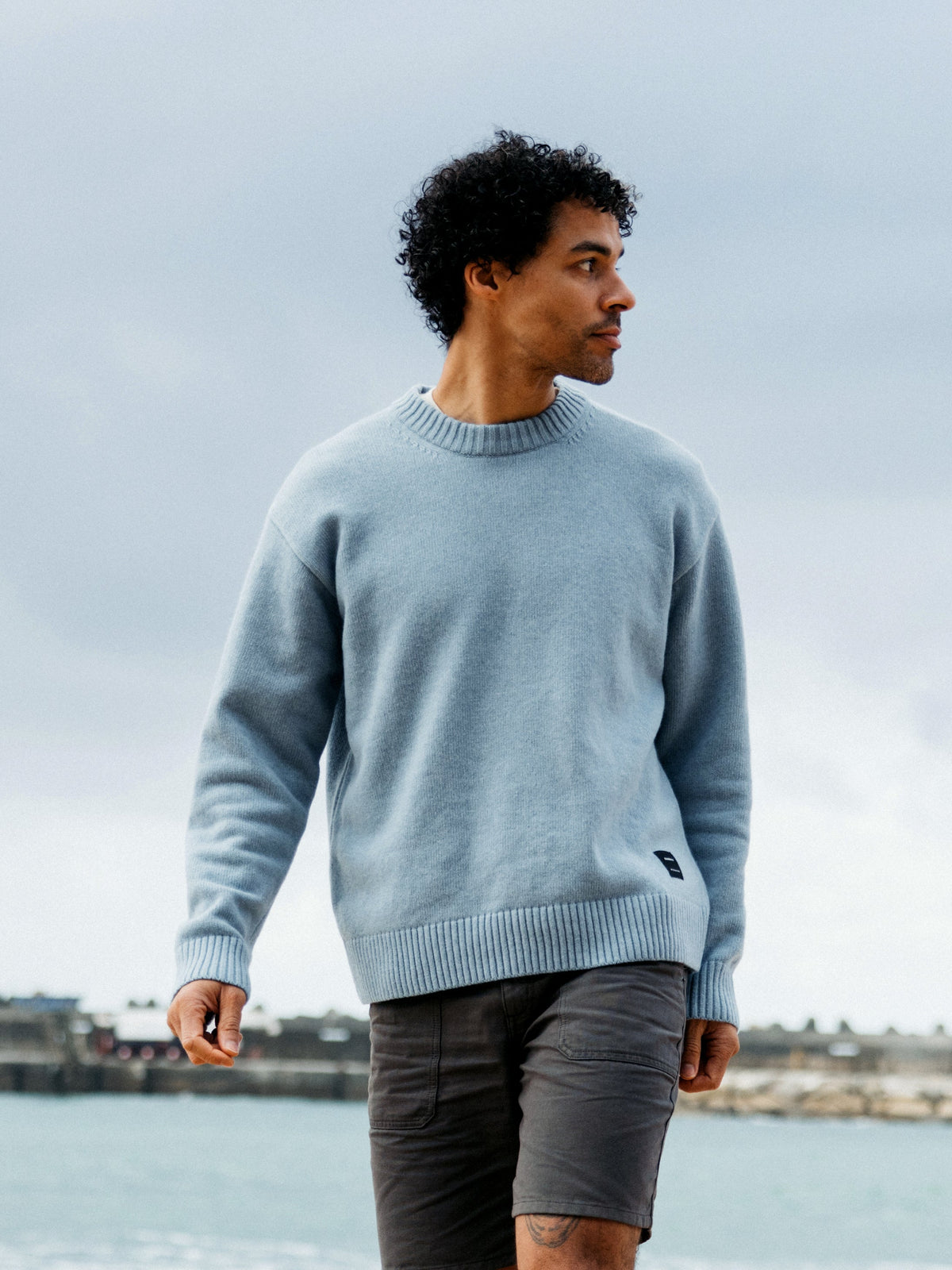 Men's Escall Crew Neck Knit Jumper