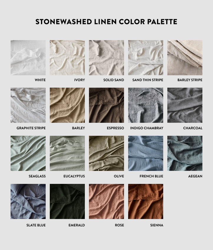 Stonewashed Linen Bed Bundle