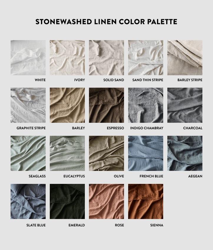 Stonewashed Linen Duvet Cover