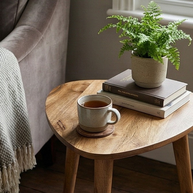 Nest of Tables in Solid Mango Wood
