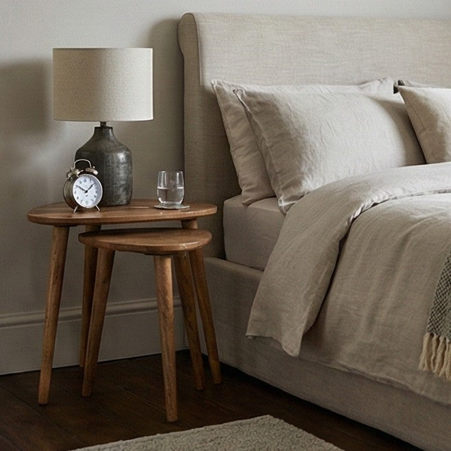 Nest of Tables in Solid Mango Wood