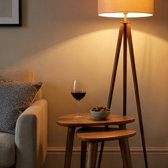 Nest of Tables in Solid Mango Wood