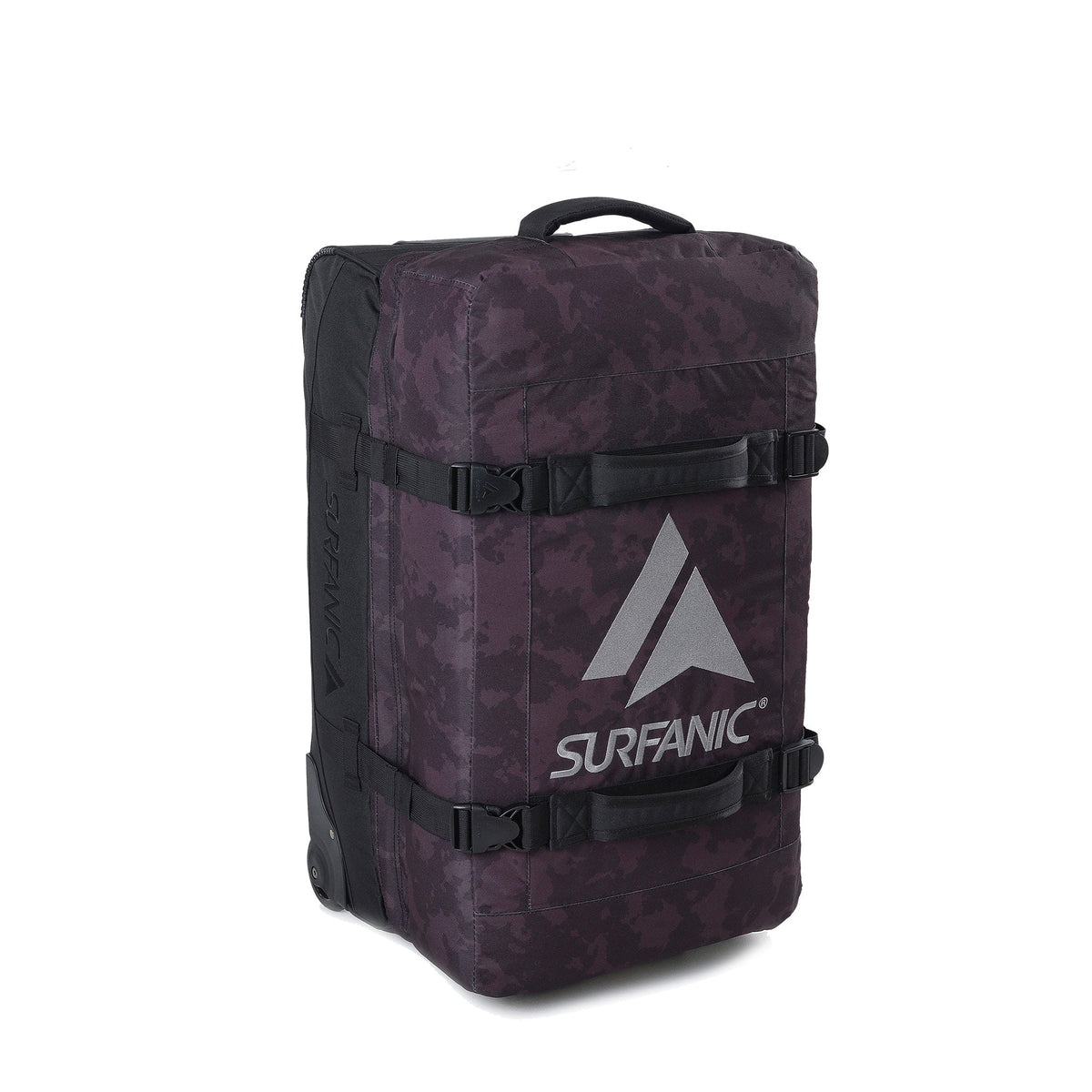 Surfanic Maxim 3.0 70L Roller Bag - Black Map