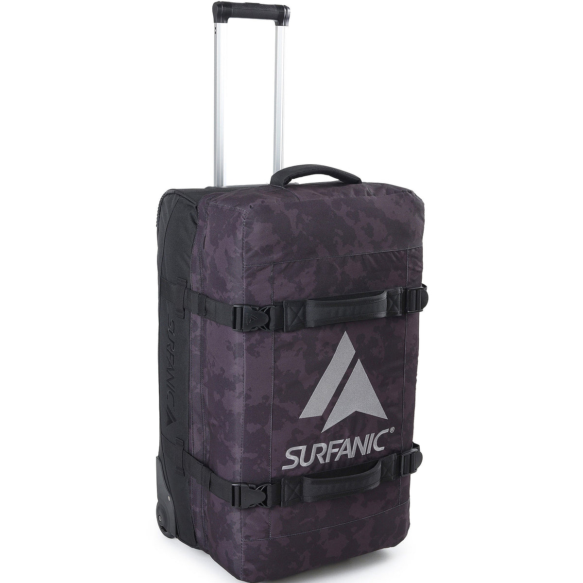 Surfanic Maxim 3.0 100L Roller Bag - Black Map