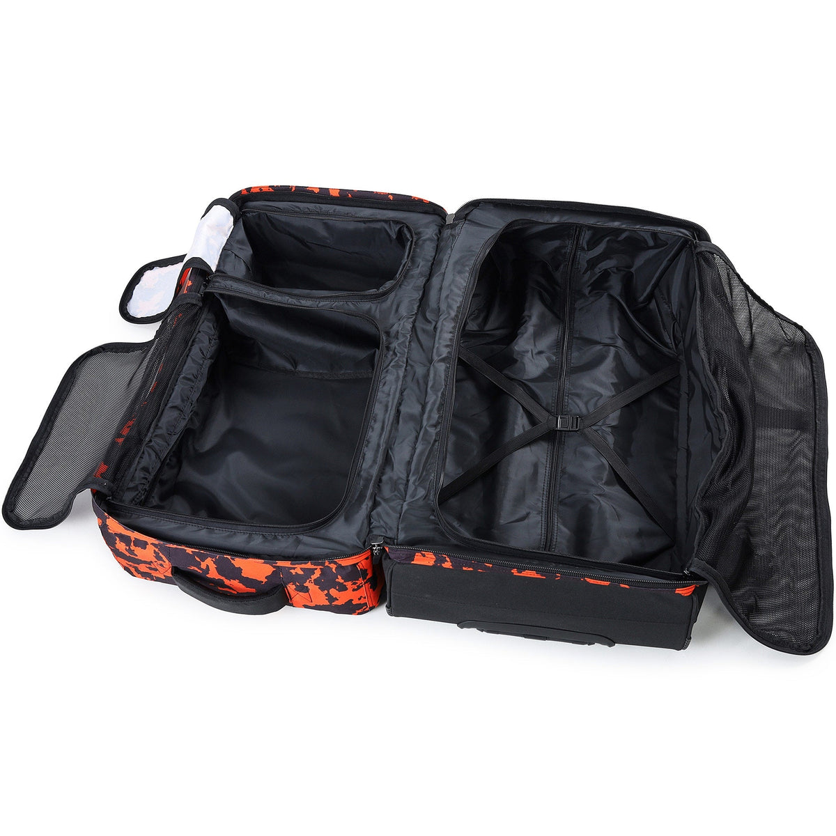 Surfanic Maxim 3.0 120L Roller Bag - Orange Map