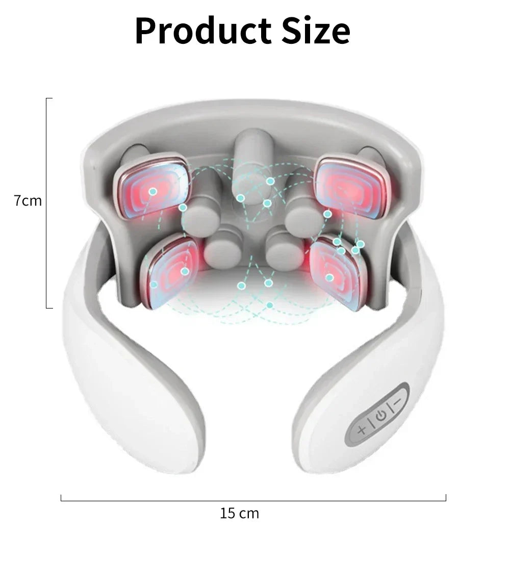 Heat Vibration Neck Massager