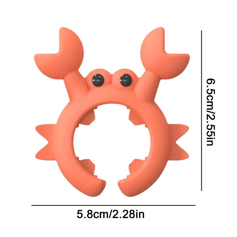 Crab-Shaped Silicone Utensil Rest