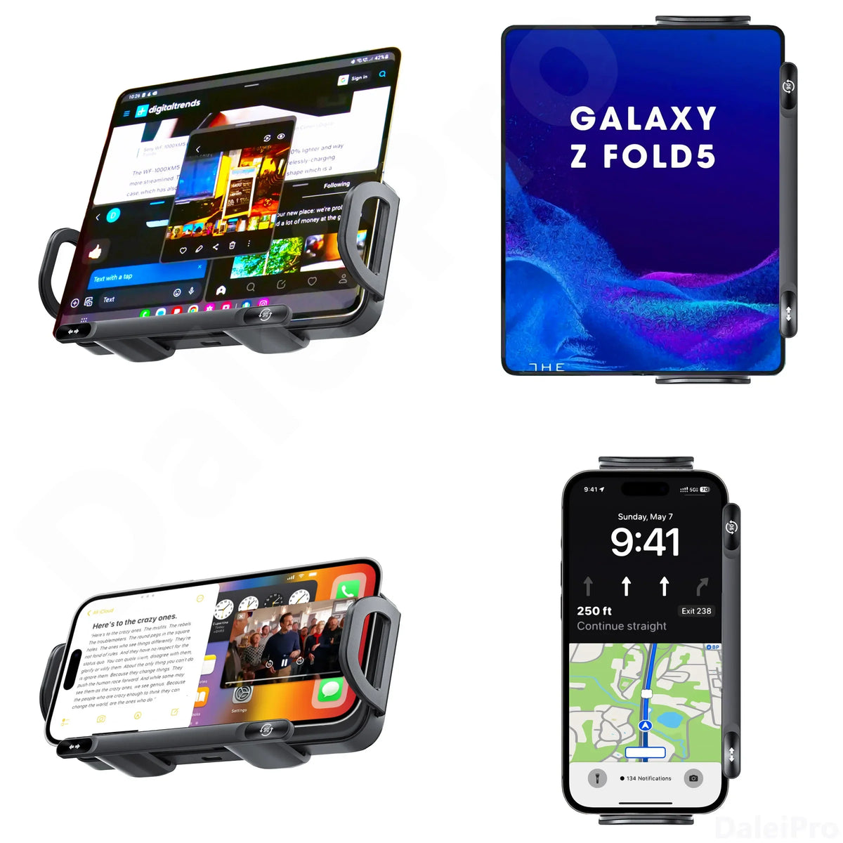 Foldable Wireless Car Phone Holder