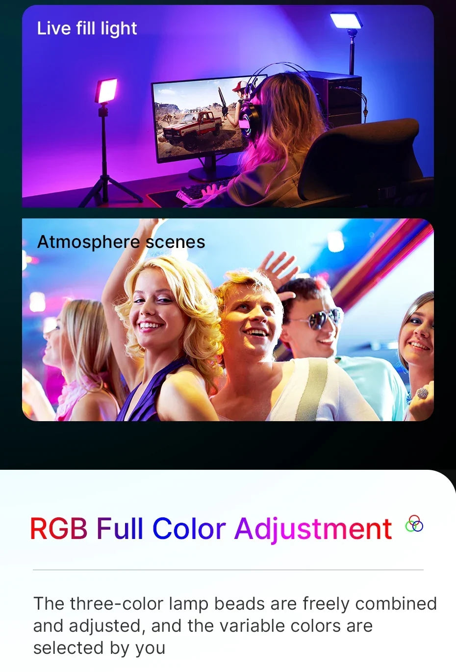 Ulanzi LT002 7" RGB Pocket Fill Light
