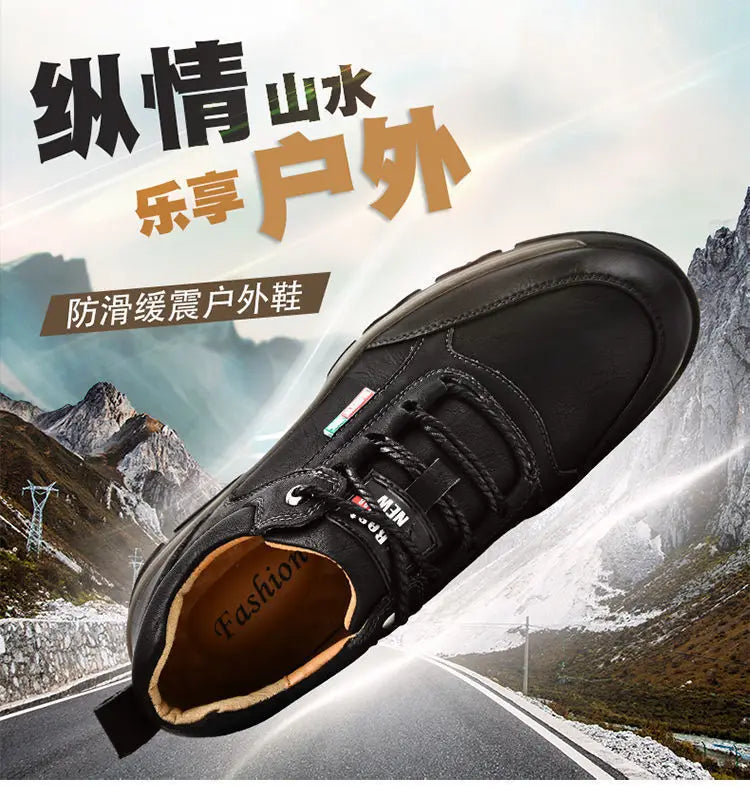 Men’s Business Casual Leather Loafers
