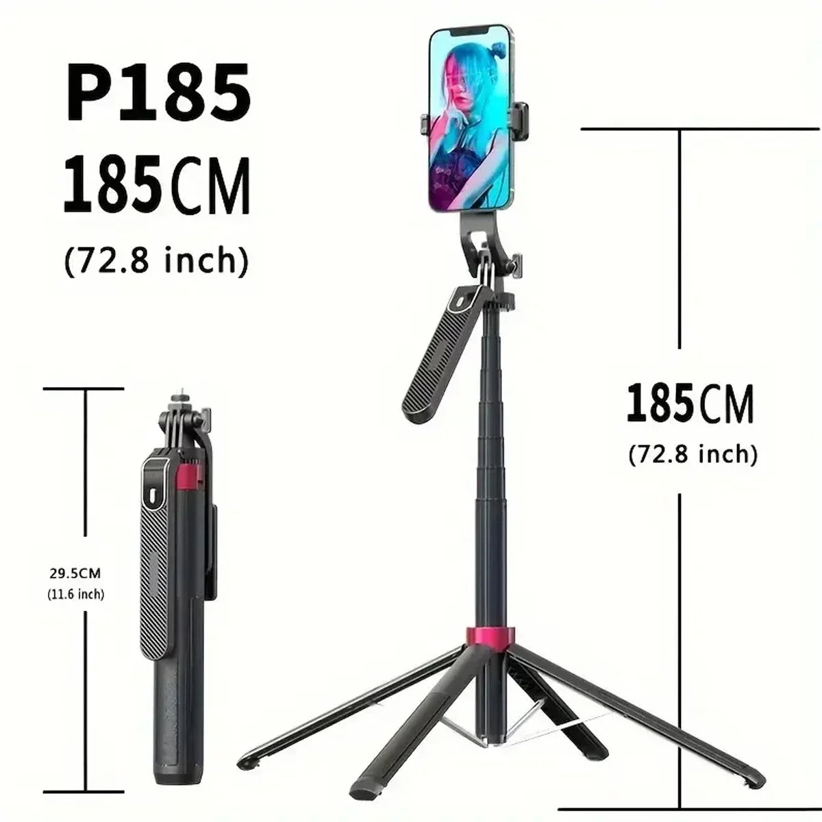 Portable Camera Tripod with Wireless Remote