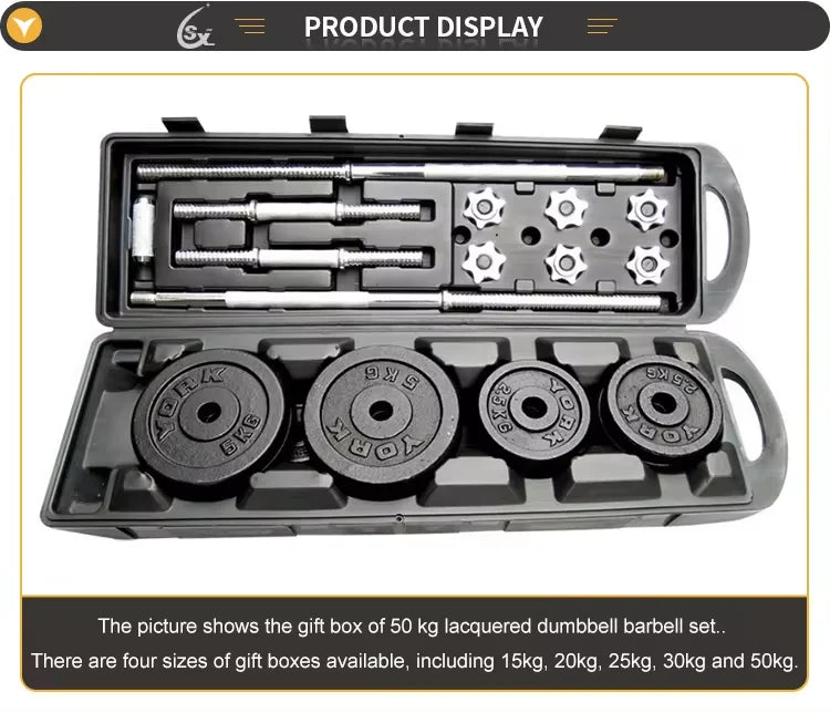 10kg-30kg Adjustable Cast Iron Dumbbells Set
