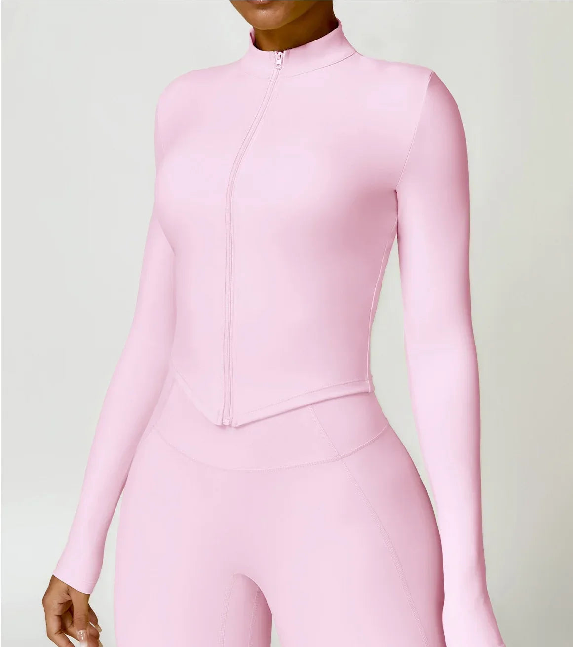 FAGADOER Candy Color 2-Piece Sporty Tracksuit