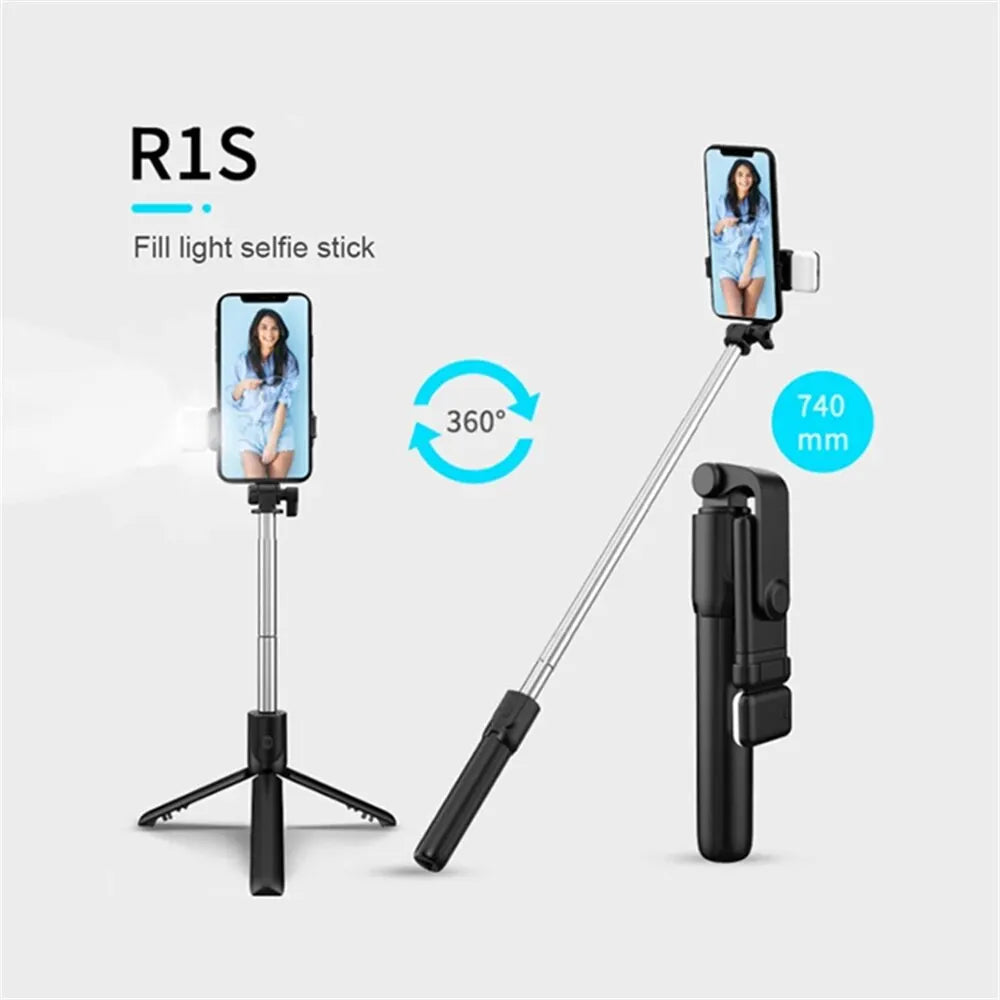 3-in-1 Selfie Stick Bluetooth Remote Tripod