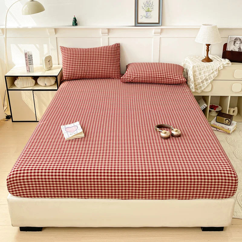 Pure Cotton Fitted Soft Mattress Cover for Kids & Adults