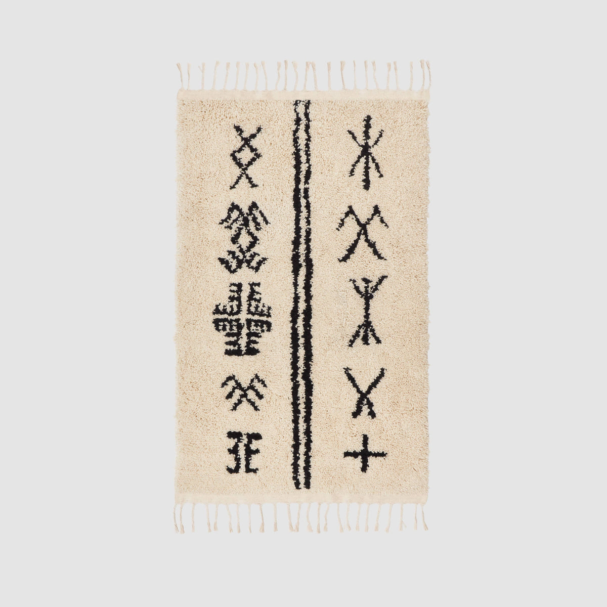 Salima Hand-Knotted Beni Ourain Accent Rug
