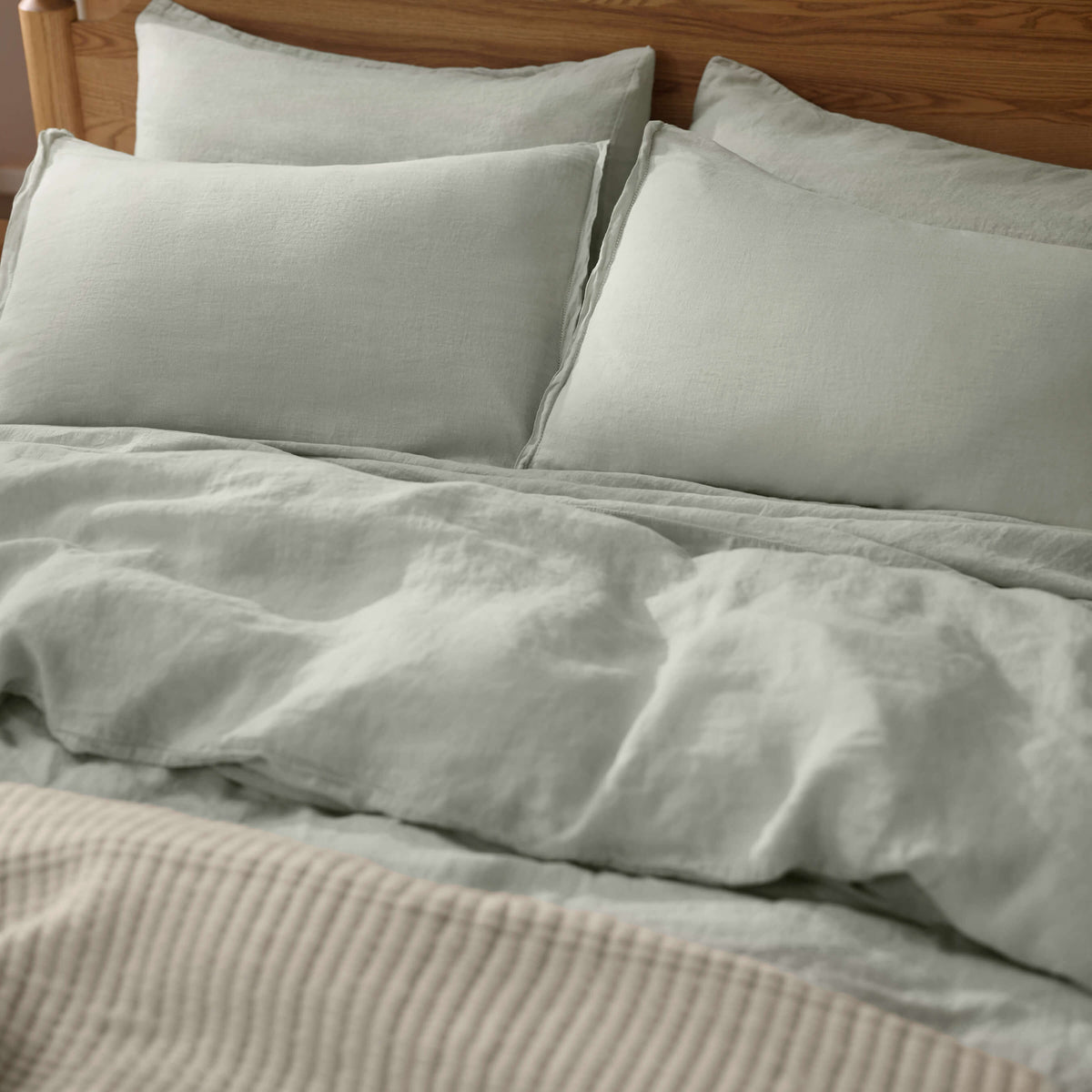 Stonewashed Linen Sheet Set