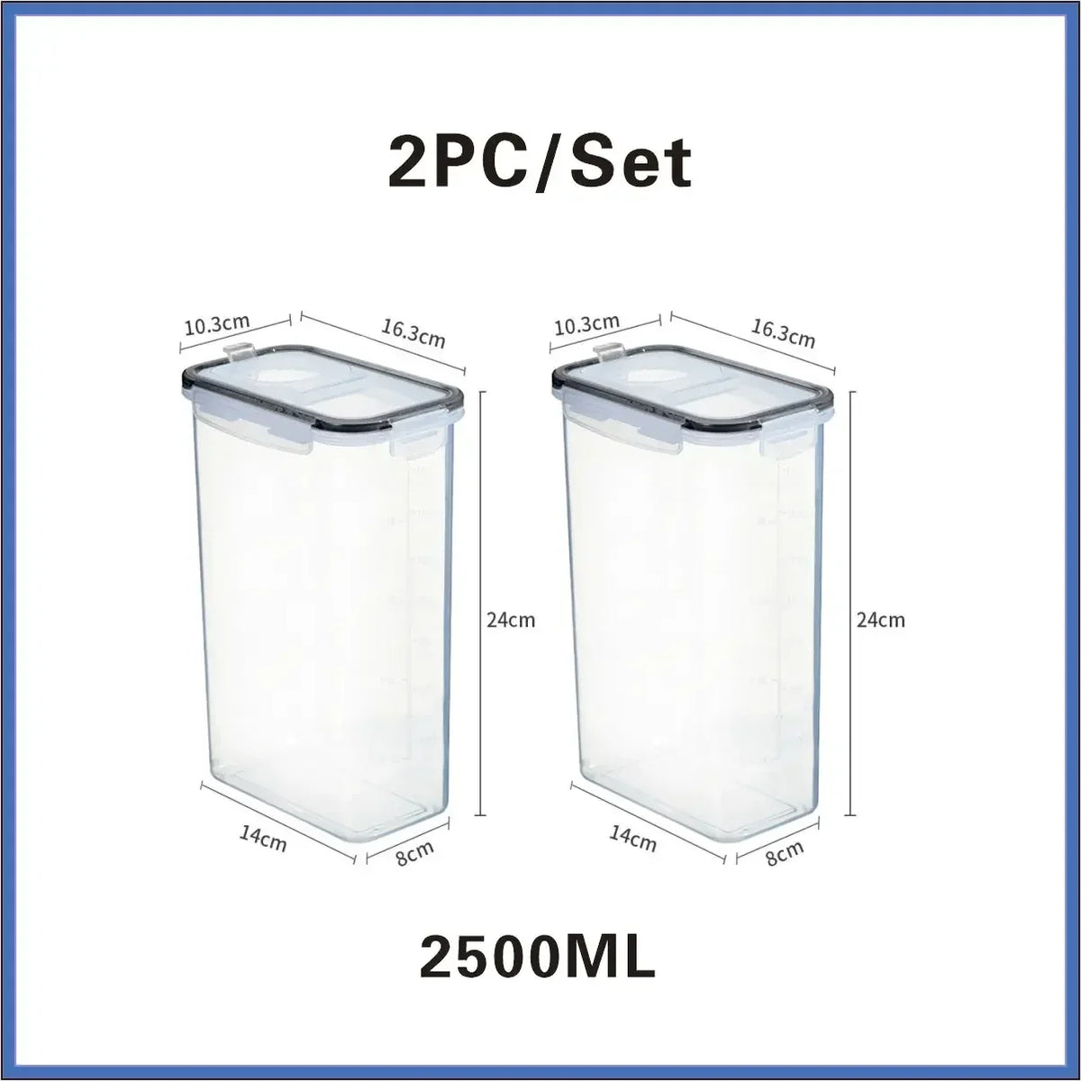 Stackable Food Storage Containers with Lids