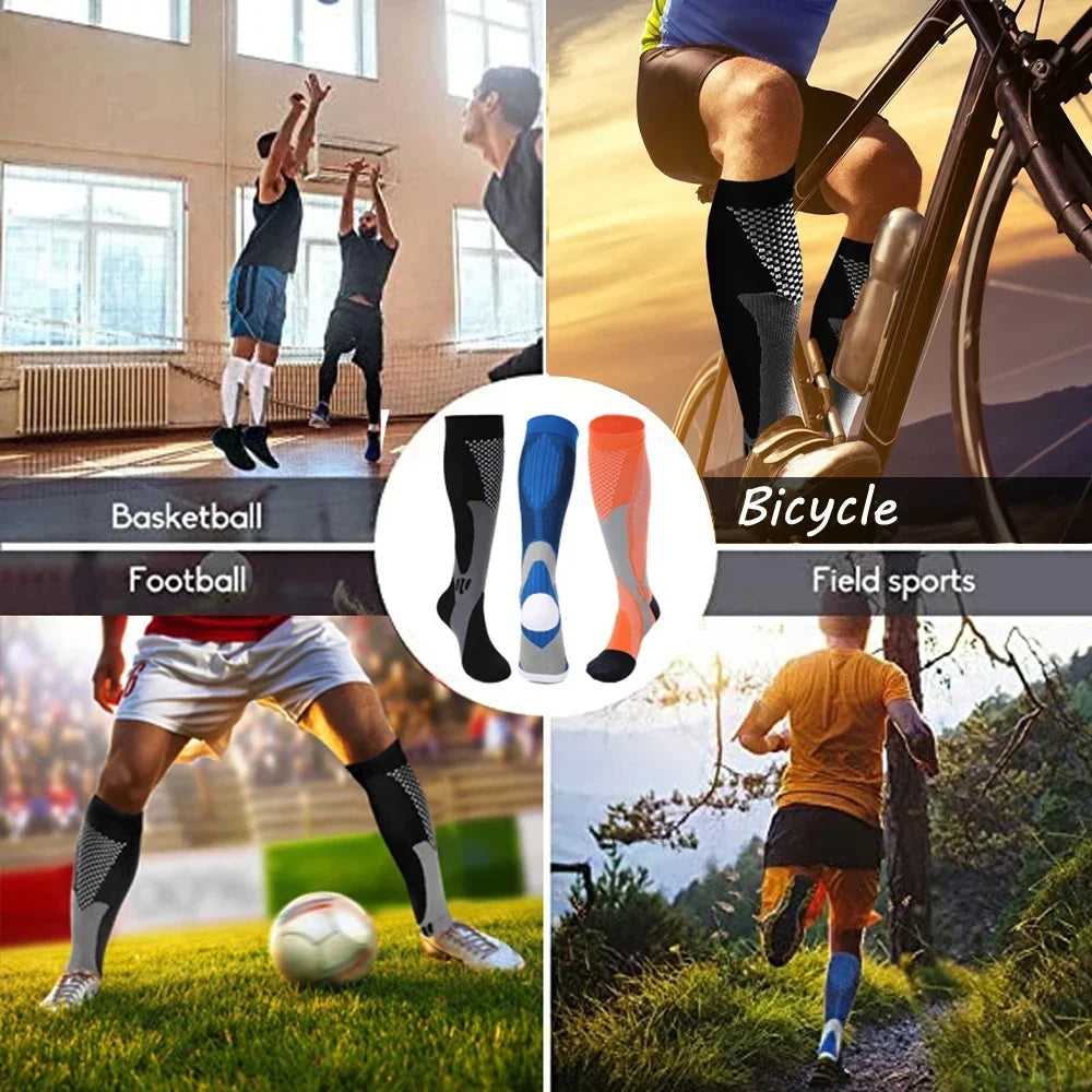 Long Sports & Travel Unisex Compression Socks