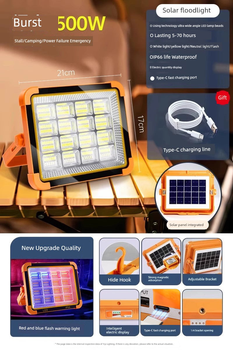 LED Solar Emergency Light