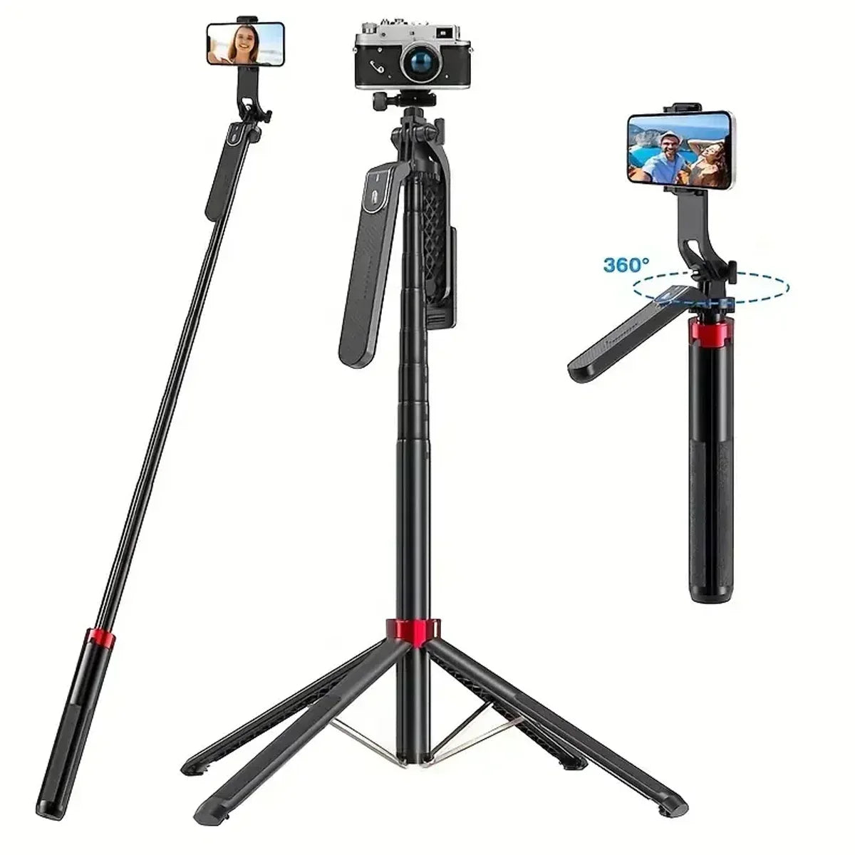 Portable Camera Tripod with Wireless Remote