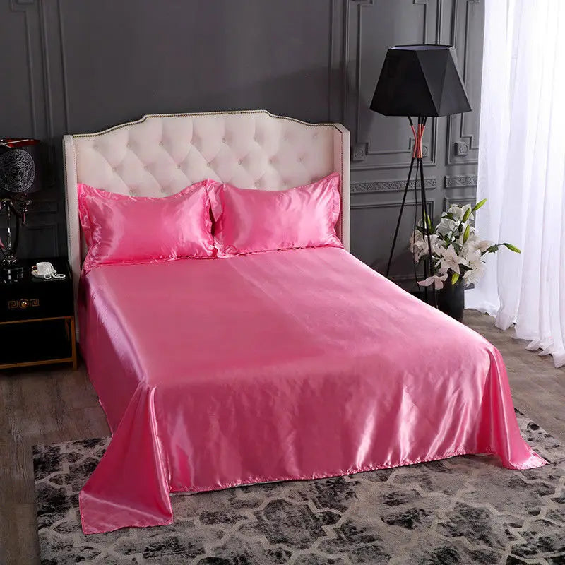 Luxury Rayon Satin Bedsheet Set