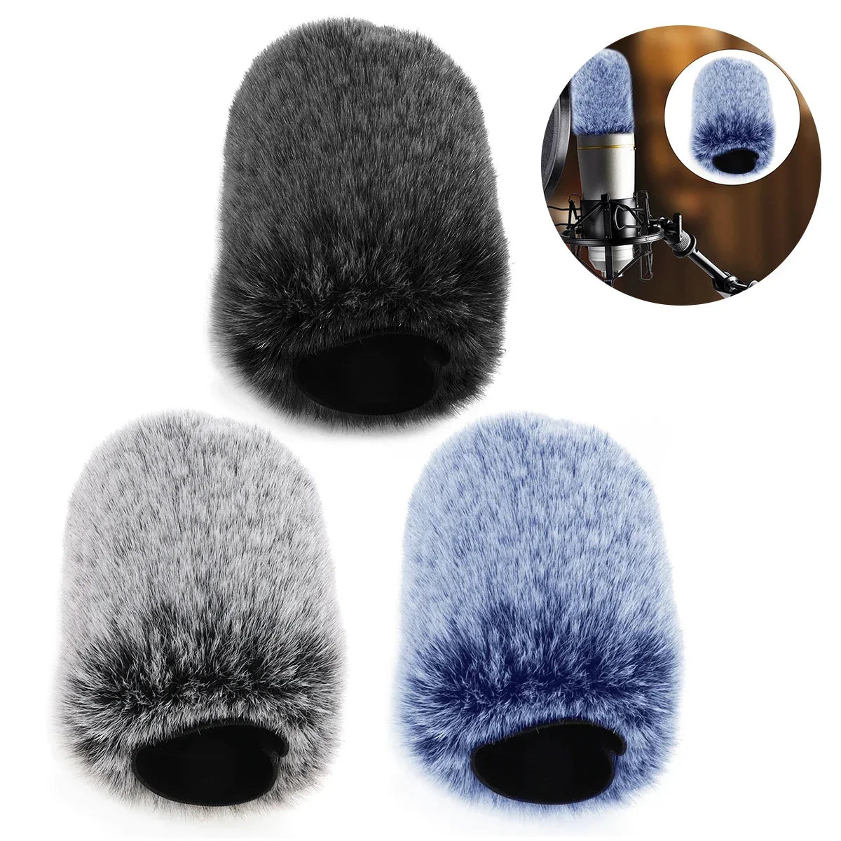 Mic Wind Cover Furry Windscreen Muff