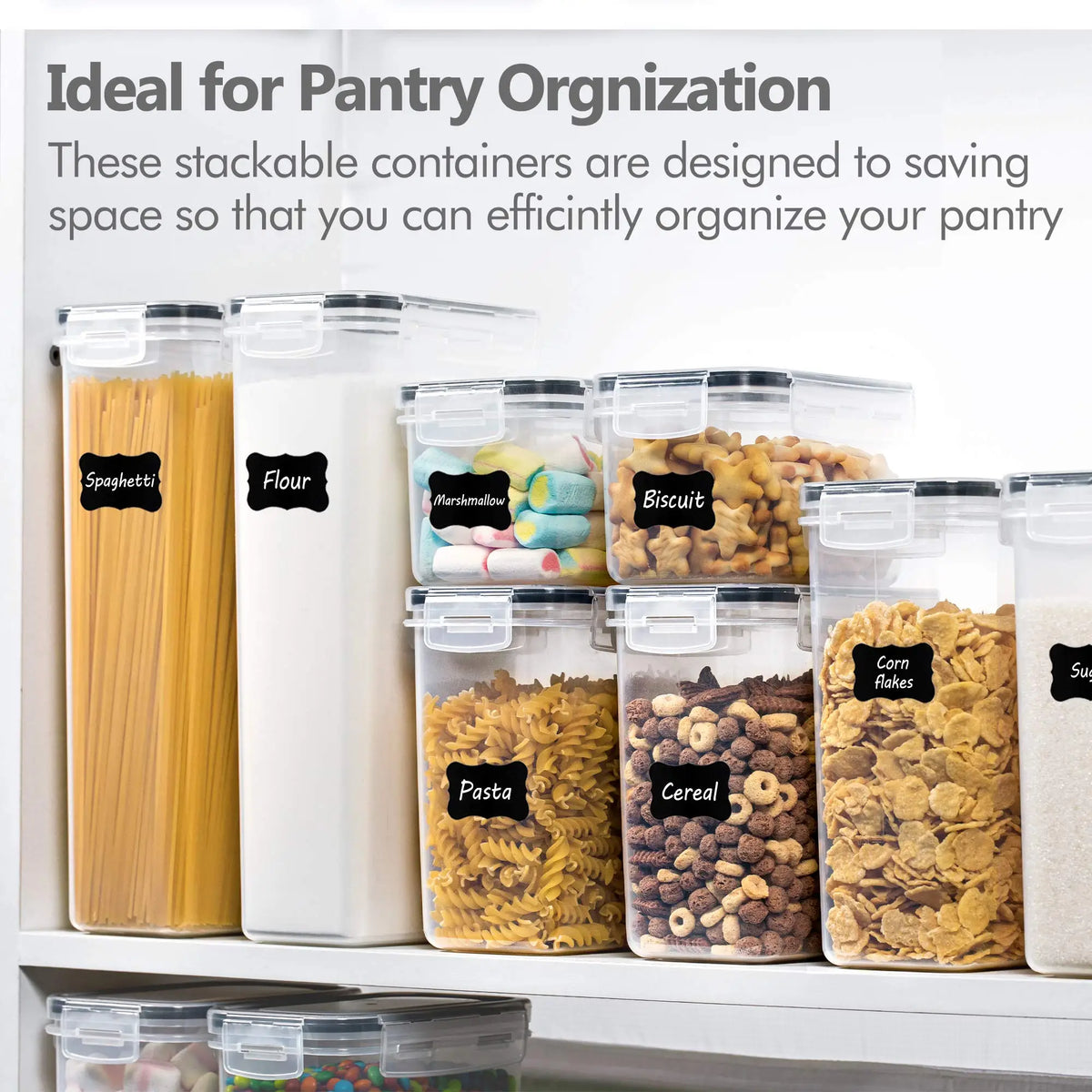 5Pcs Food Storage Containers with Lids