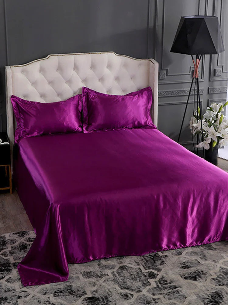 Luxury Rayon Satin Bedsheet Set