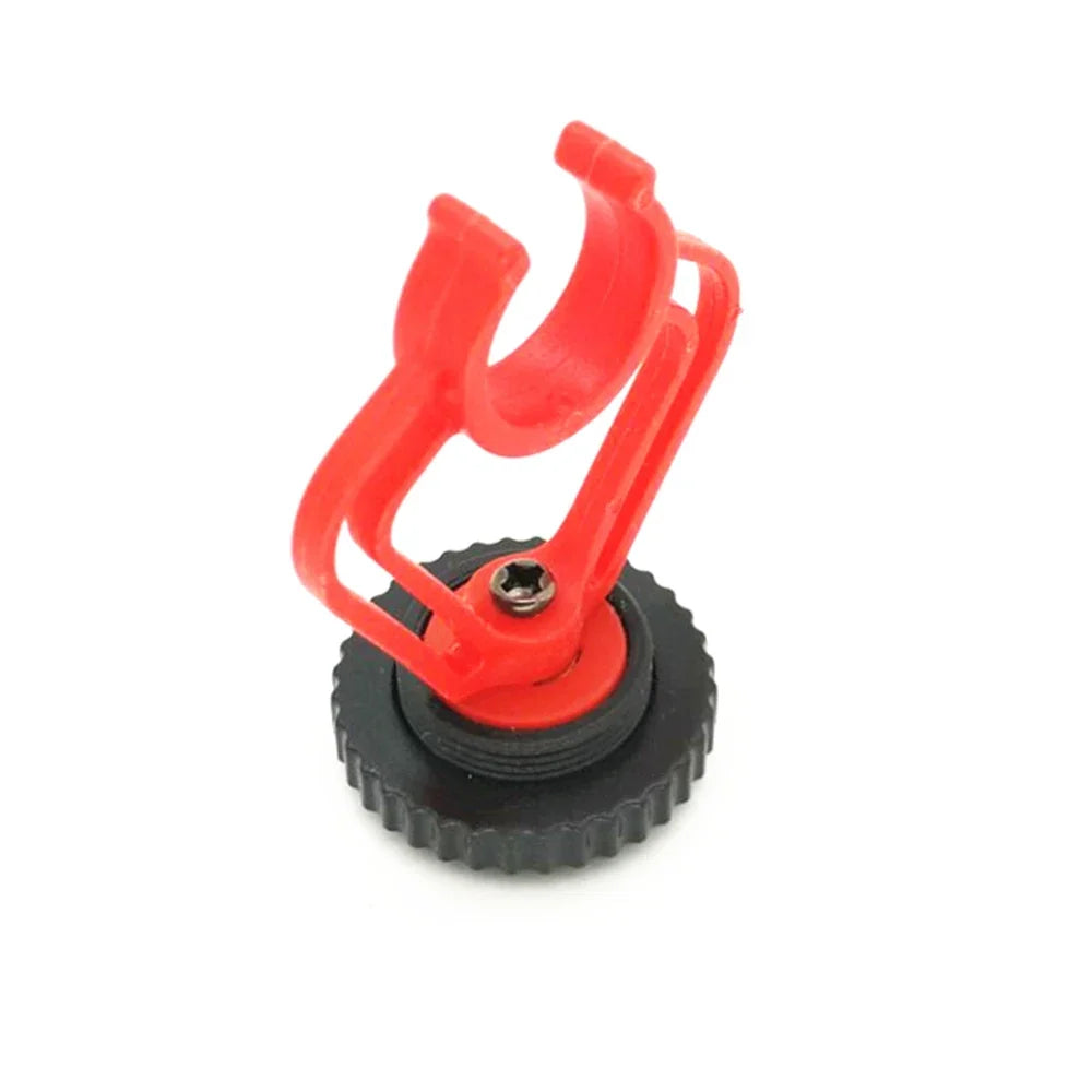 Cold Shoe Microphone Clamp Clip Shockproof Tripod Mount Adapter