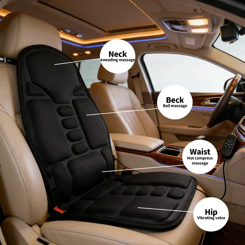 Electric Heating & Vibration Massager for Home & Car