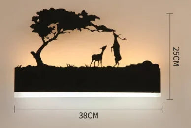 Sonce Black Wall Lamp