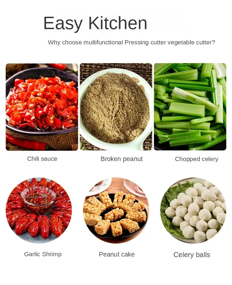 Multi-Functional Vegetable Chopper & Slicer