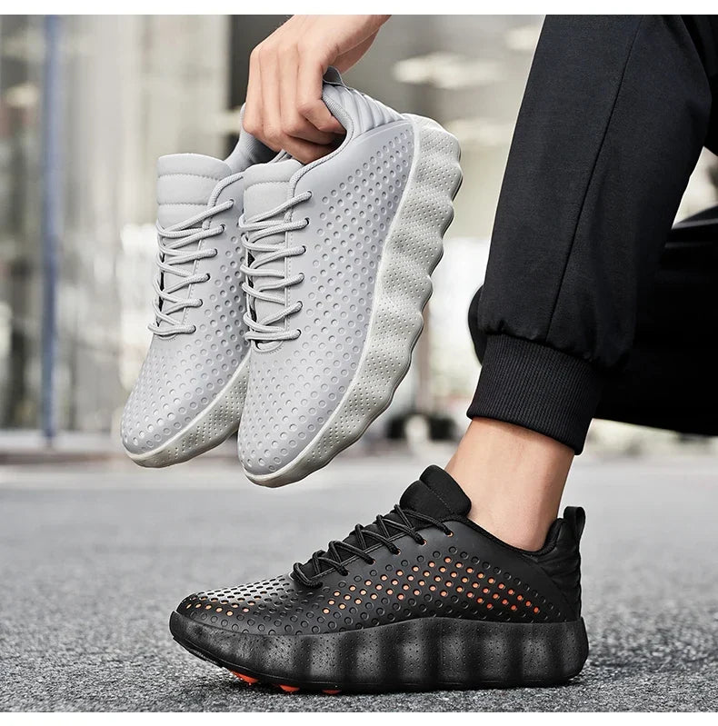 Men’s Breathable Running Cushioned Sports Sneakers