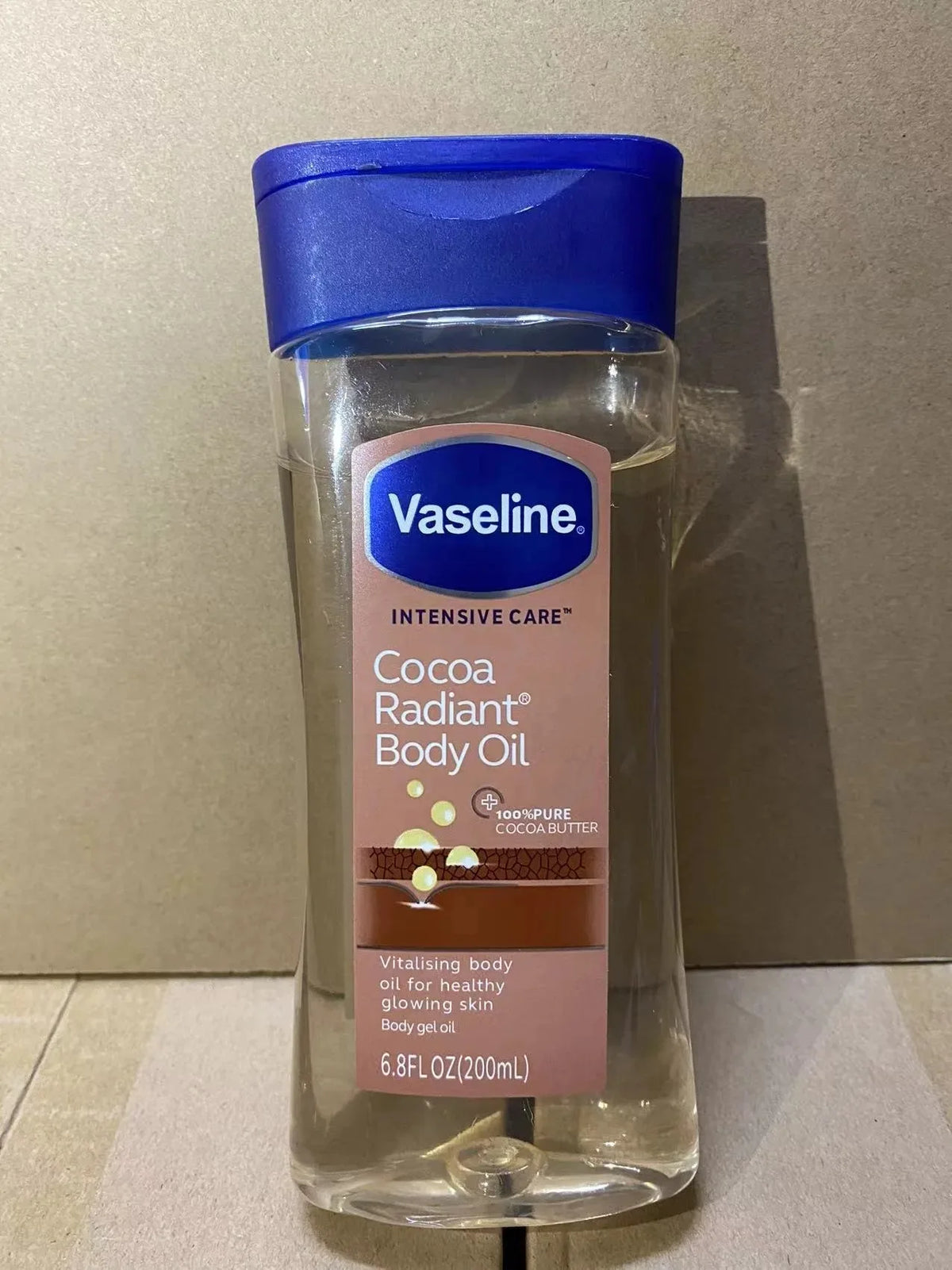 Long-lasting Moisturizing Vaseline Cocoa Body Oil 200ml
