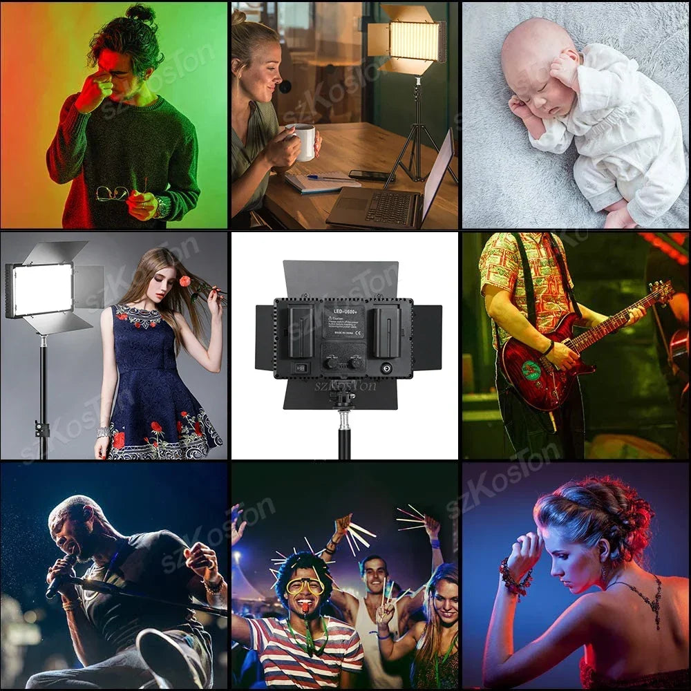 U600 RGB LED Photo Studio Light