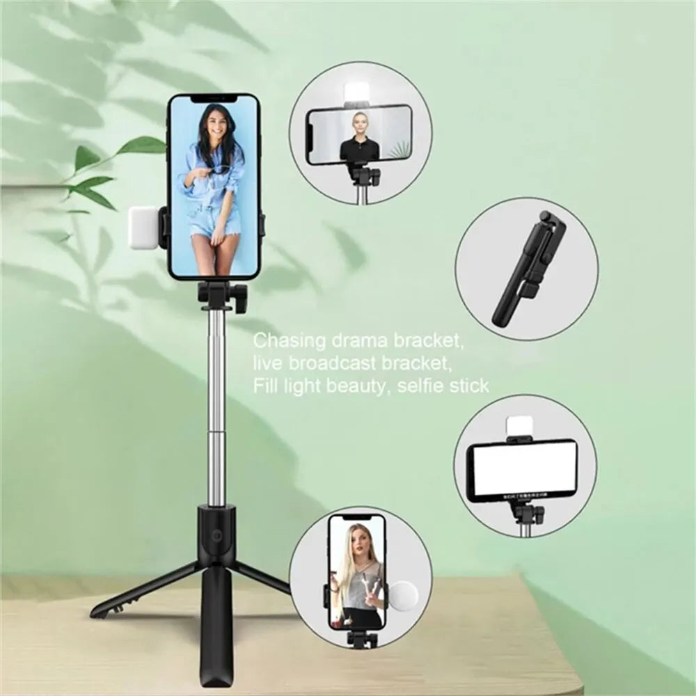 3-in-1 Selfie Stick Bluetooth Remote Tripod