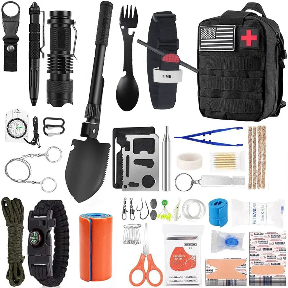 Outdoor Multifunction Camping Survival Kit