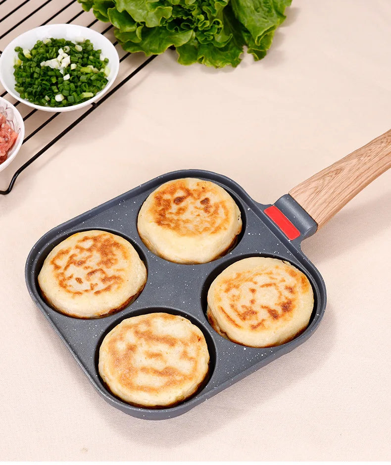 Four-Hole Egg Pancake Frying Pan